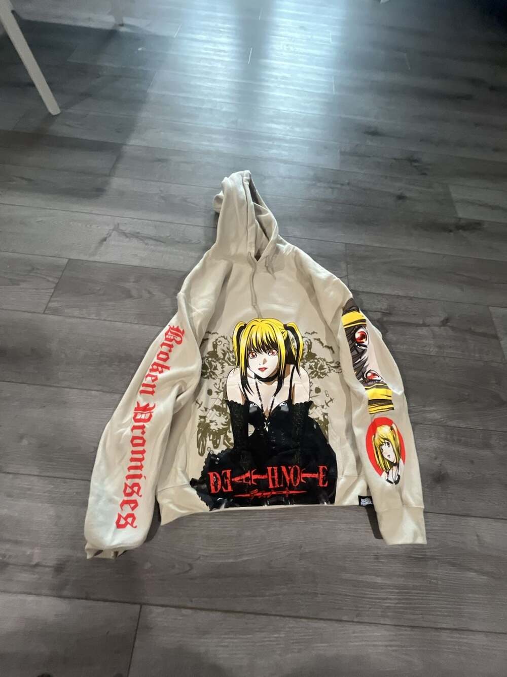 Broken Promises x Death Note Misa Amane Sand Hoodie